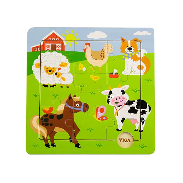 50837   Wooden Discovery Puzzle-Farm Animals