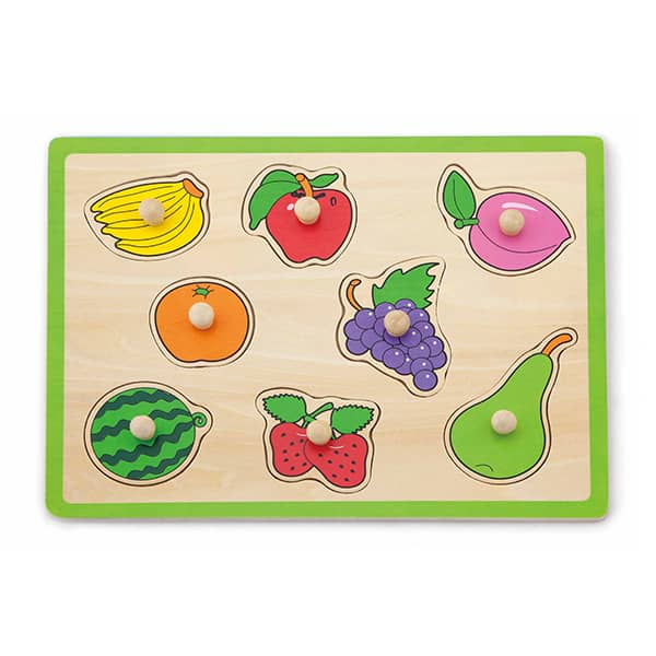 50020 Wooden Flat Puzzles - Fruits